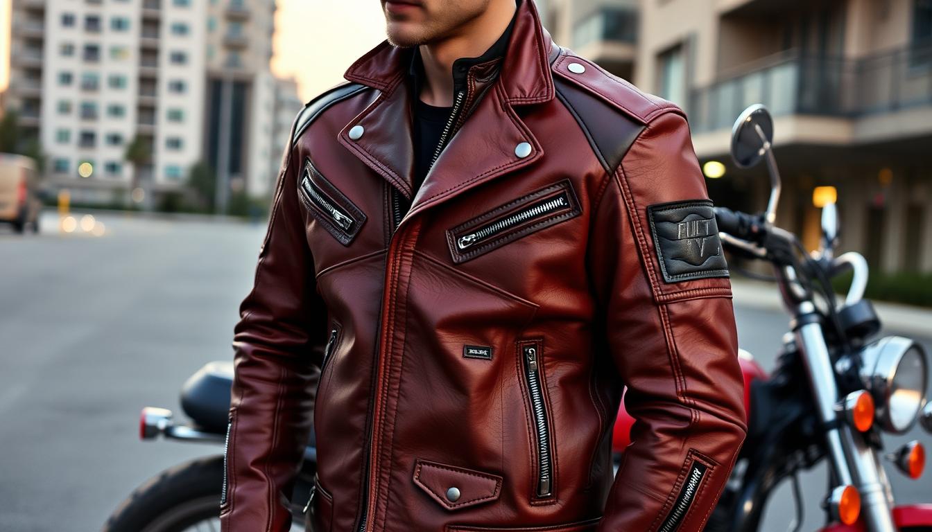 Discover the Ultimate Men's Biker Jacket Style, Substance, and Safety