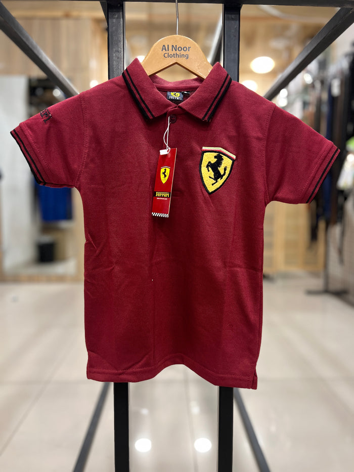 ferrari polo t shirt